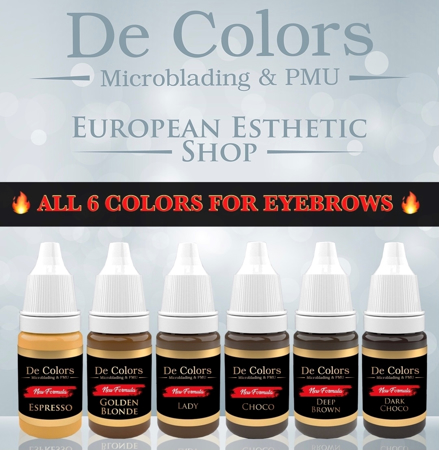 Picture of 6 COLORS  Eyebrows KIT