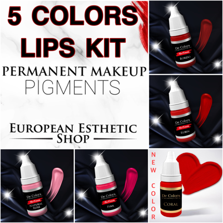 5 COLORS Lips Kit resmi